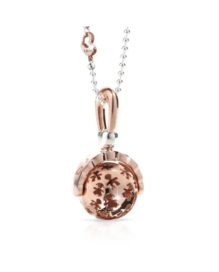 Hochet Le Bebé Suonamore en argent doré rose et diamant