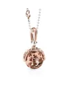 Hochet Le Bebé Suonamore en argent doré rose et diamant