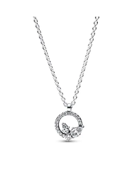 Collier Cercle Herbier Pandora et Pétales Lumineux