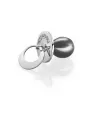 I Ciuccioli Gioielli Ciuccio in argento nero 925 con collana 55cm 003