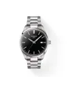 Montre Tissot PR 100 avec cadran noir et bracelet en acier de 40 mm