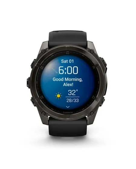 Bracelet en silicone pour montre intelligente Garmin Fēnix 8 43 Amoled