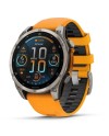 Garmin Fēnix 8 43 Amoled Smartwatch Orange Silicone Strap