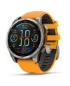 Garmin Fēnix 8 43 Amoled Smartwatch Orange Silicone Strap