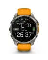Garmin Fēnix 8 43 Amoled Smartwatch Orange Silicone Strap