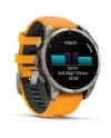 Garmin Fēnix 8 43 Amoled Smartwatch Orange Silicone Strap