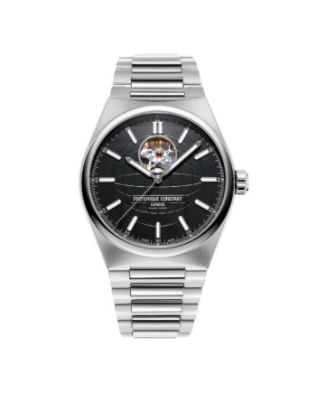 Montre Frédérique Constant Highlife Harth Beat avec bracelet en acier noir