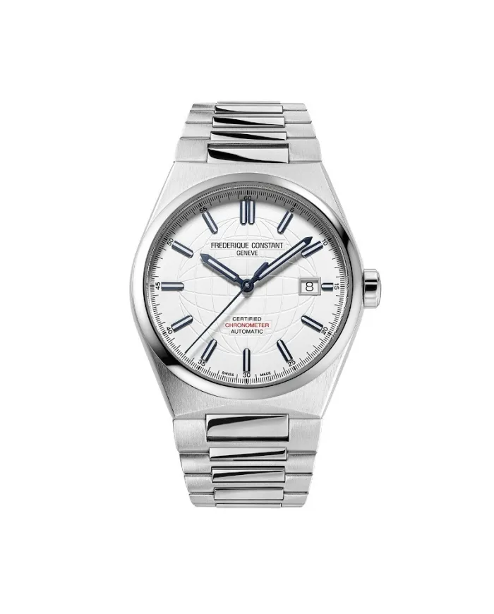 Montre Frédérique Constant Highlife COSC Bracelet Acier Blanc