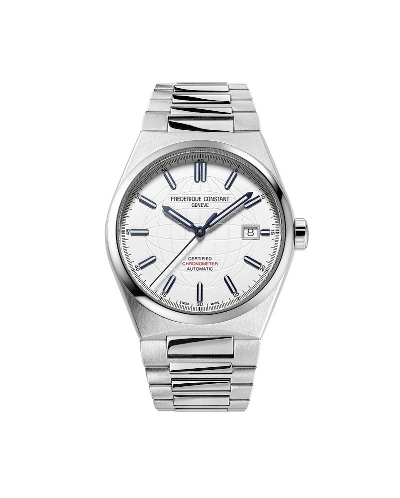 Montre Frédérique Constant Highlife COSC Bracelet Acier Blanc