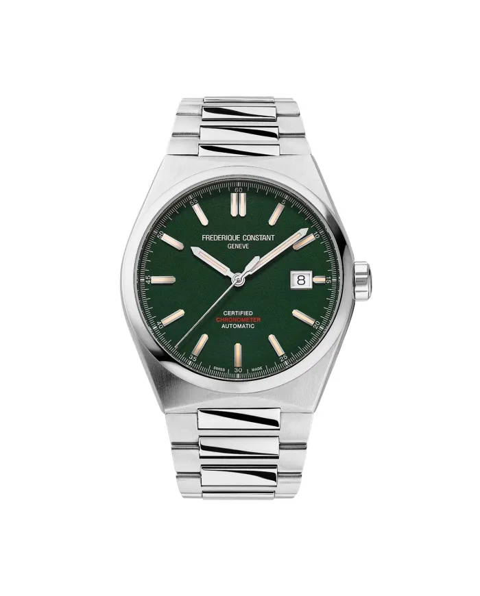 Orologio Frederique Constant Highlife COSC Verde Cinturino Acciaio