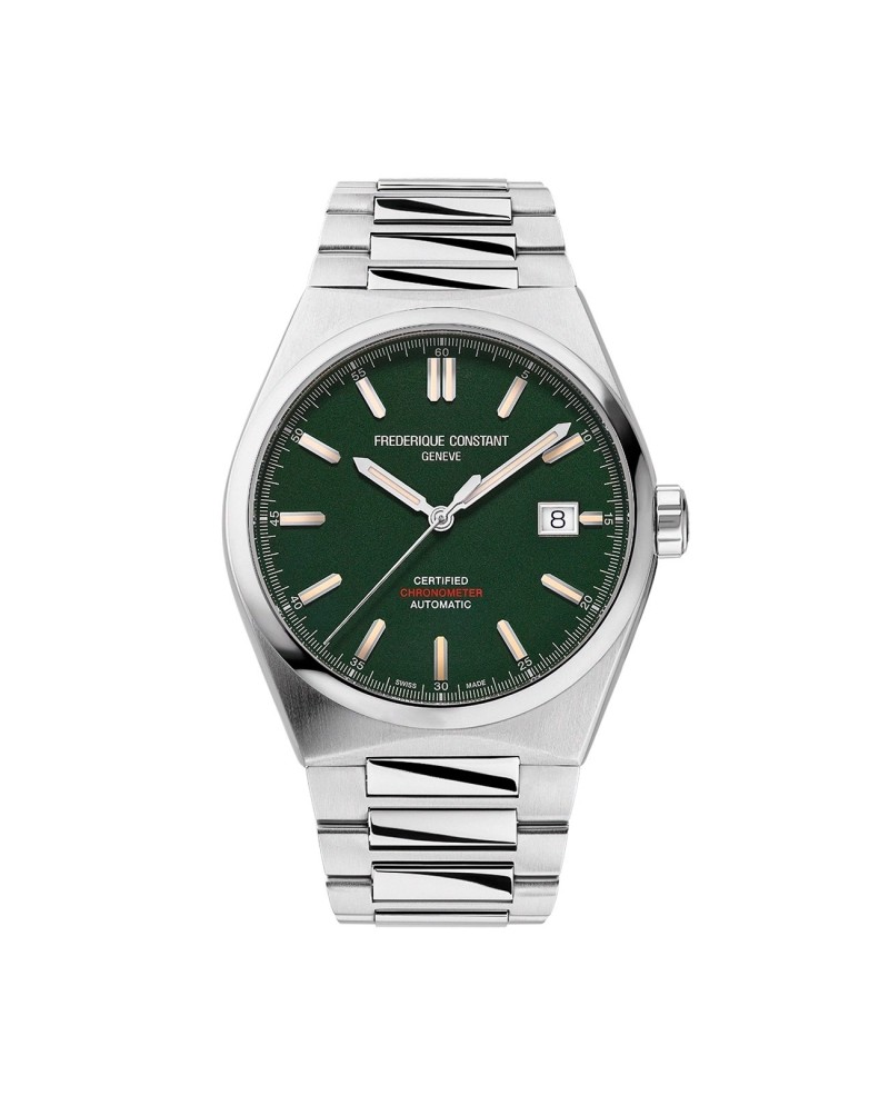 Orologio Frederique Constant Highlife COSC Verde Cinturino Acciaio