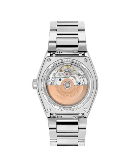 Montre Frederique Constant Highlife COSC verte avec bracelet en acier