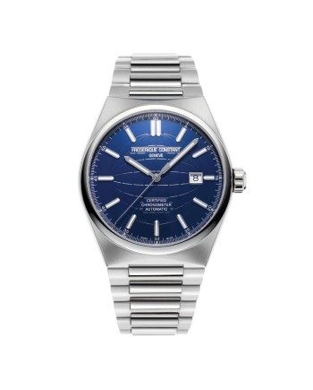 Frederique Constant Highlife COSC Blue Steel Strap Watch