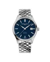 Frederique Constant Classics Index Blue Steel Strap Watch