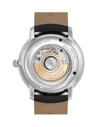 Frederique Constant Classics Slimline Heart Beat Leather Strap Watch