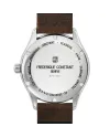 Montre Frédérique Constant Classics Index Bracelet en cuir argenté
