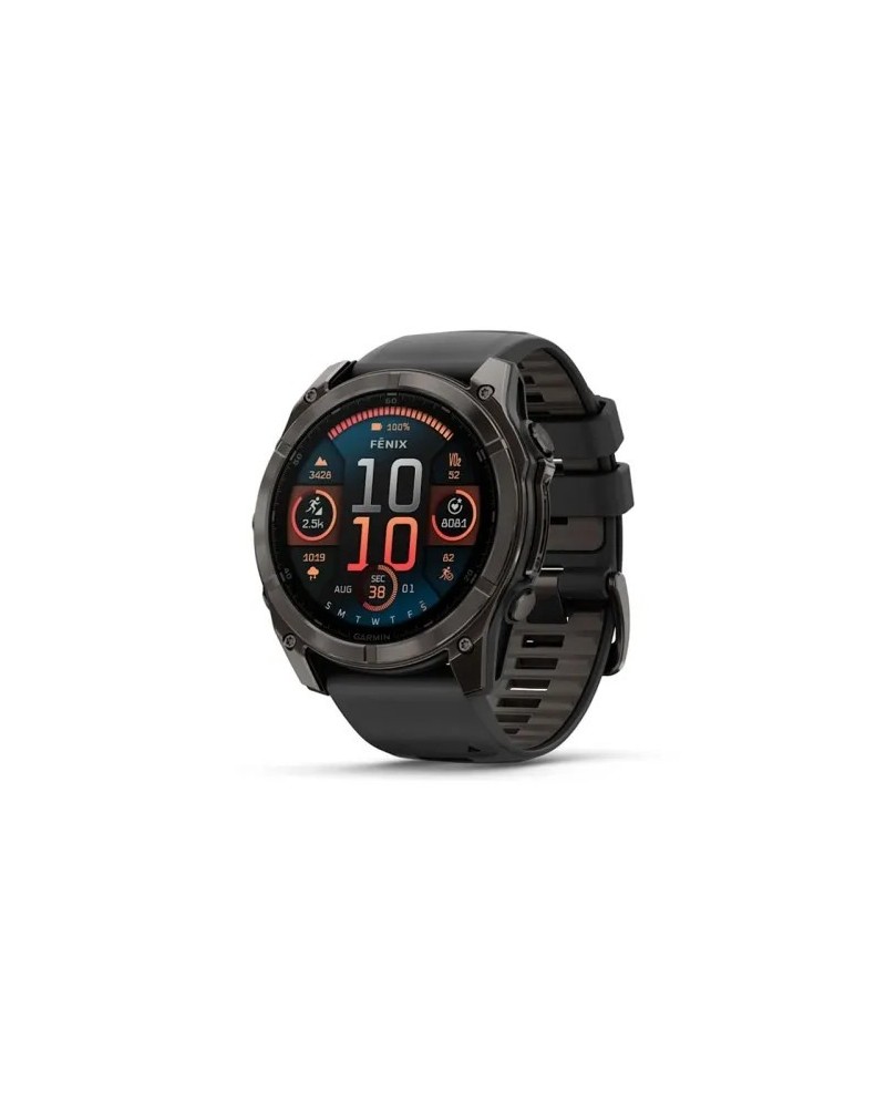 Garmin Fēnix 8 51 Amoled Smartwatch Silicone Strap