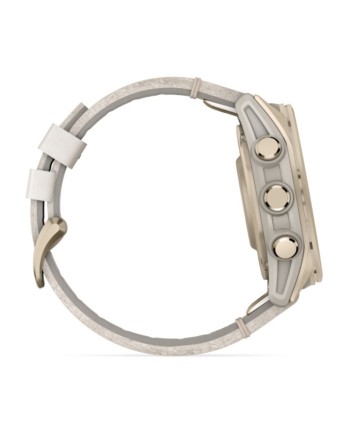 Montre connectée Garmin Fēnix 8 43 Amoled, bracelet en cuir + bracelet en silicone