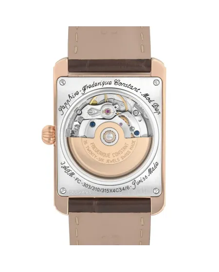 Orologio Frederique Constant Classics Carrée Cinturino Pelle