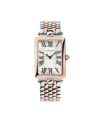 Montre Frédérique Constant Classique Art Déco Carrée Pvd Bracelet En Acier