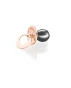 I Ciuccioli Gioielli Ciuccio in argento pvd nero e rosa con collana