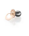 Pendentif sucette I Ciuccioli Gioielli en argent pvd rose et noir