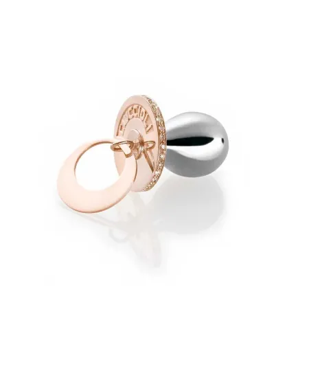 I Ciuccioli Gioielli ciondolo Ciuccio in argento pvd rosa e argentato