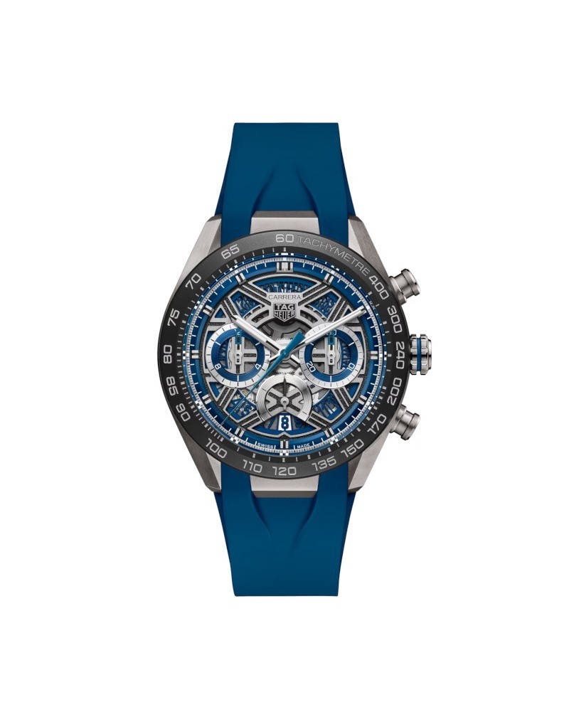 Cronografo Automatico Tag Heuer Carrera Extreme Sport Titanio Blu