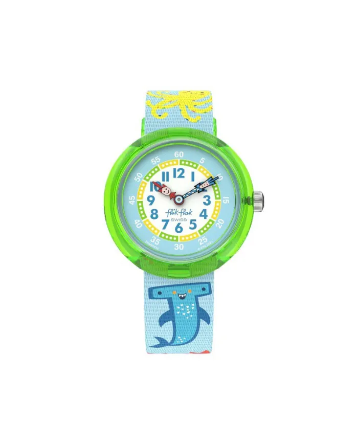 Swatch Flik Flak Color Watch in Neon