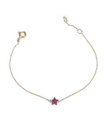 Bracciale Crivelli in Oro Rosa con Stella di Rubini