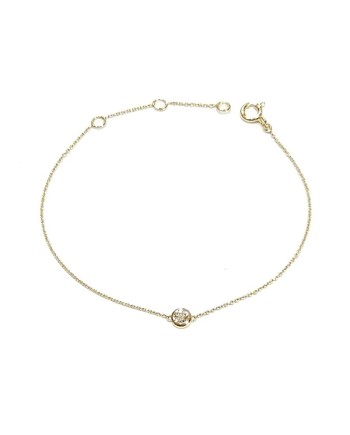 Bracelet Crivelli en Or Jaune avec Point Lumineux