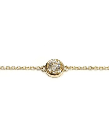 Bracciale Crivelli in Oro Giallo con Punto Luce