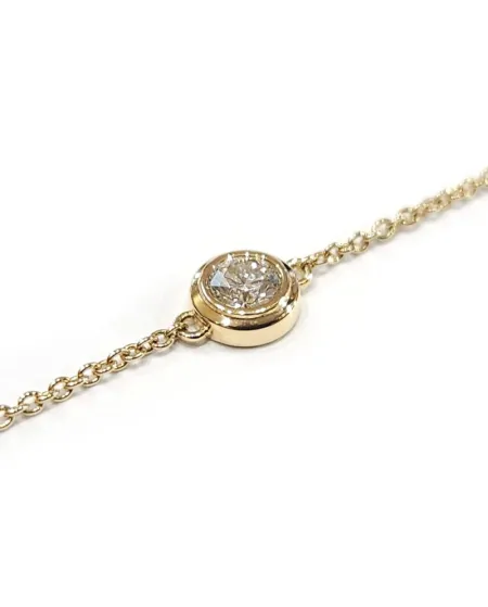 Bracelet Crivelli en Or Jaune avec Point Lumineux