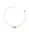 Bracciale Crivelli in Oro Rosa con Cagnolino e Diamanti