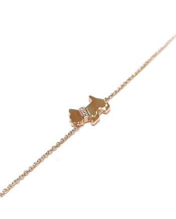 Crivelli Bracelet in Rose Gold with Puppy and Diamonds