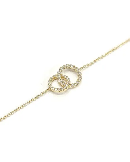 Bracelet Crivelli en Or Jaune avec Diamants