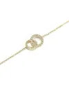 Crivelli Bracelet in Yellow Gold with Diamonds