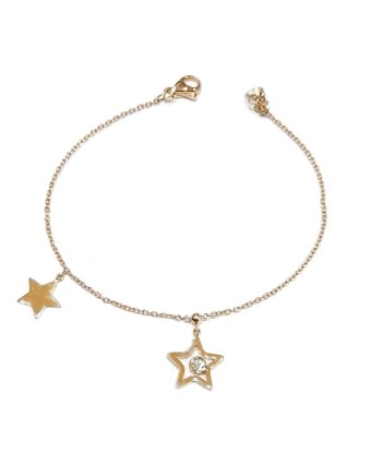 Crivelli Bracelet in Rose Gold with Stars and Diamond