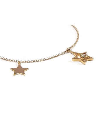 Bracciale Crivelli in Oro Rosa con Stelle e Diamante
