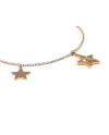 Bracciale Crivelli in Oro Rosa con Stelle e Diamante