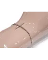 Bracciale Crivelli in Oro Bianco con Croce di Diamanti
