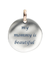 Silver Coin Queriot Pendant for Mom My Mommy is Beautifull