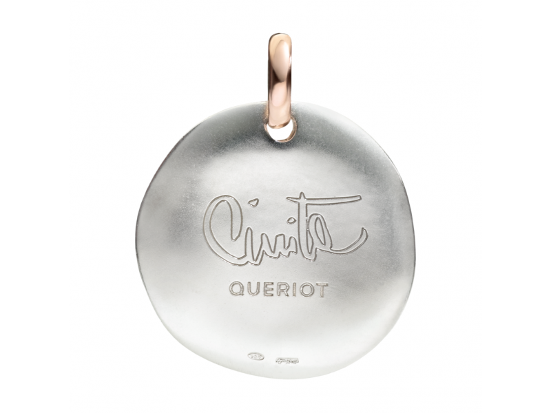 Ciondolo Queriot moneta di Civita in argento per la mamma My Mommy is Beautifull