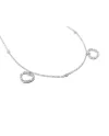 Crivelli White Gold Choker with Diamond Hearts