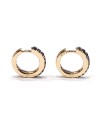 Crivelli Earrings in Rose Gold and Black Diamonds