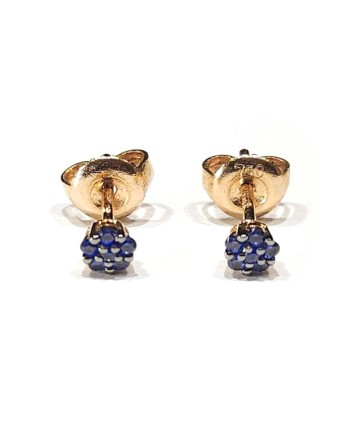 Crivelli Earrings in Rose Gold and Sapphires