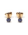 Crivelli Earrings in Rose Gold and Sapphires