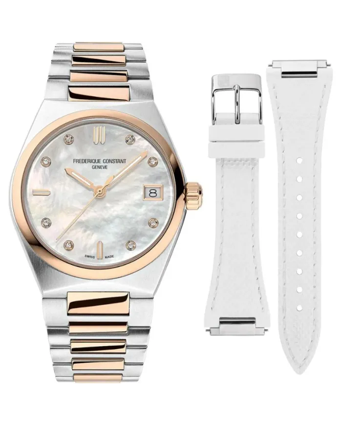 Orologio Frederique Constant Highlife Quadrante Madreperla e Diamanti