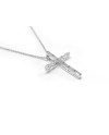 Crivelli Choker in White Gold and Cross with Diamonds