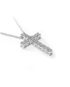 Crivelli Choker in White Gold and Cross with Diamonds